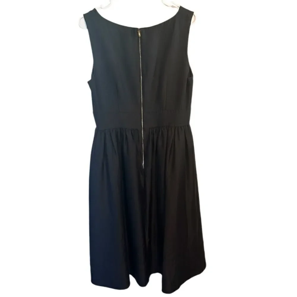 Kate Spade- Women’s Noir Black Heritage Tank Dress, Size 10